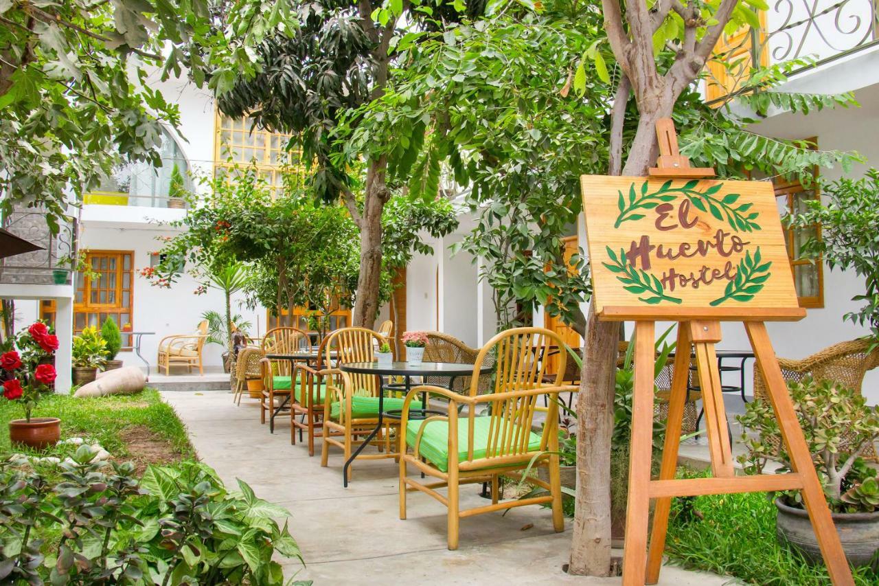 El Huerto Hostel Ica Bagian luar foto
